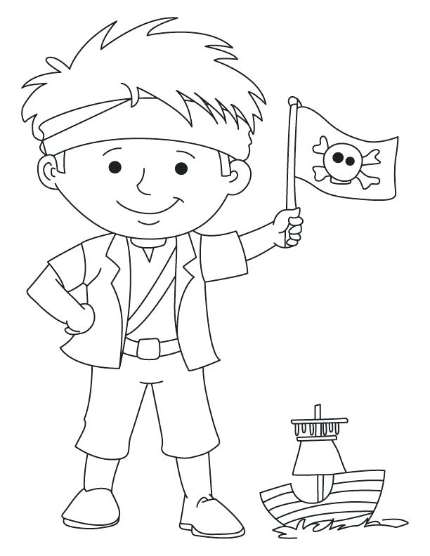 612x792 Coloring Pages Pirate Pirate And His Treasure Coloring Pages