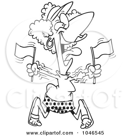 450x470 Royalty Free (Rf) Clip Art Illustration Of A Cartoon Black