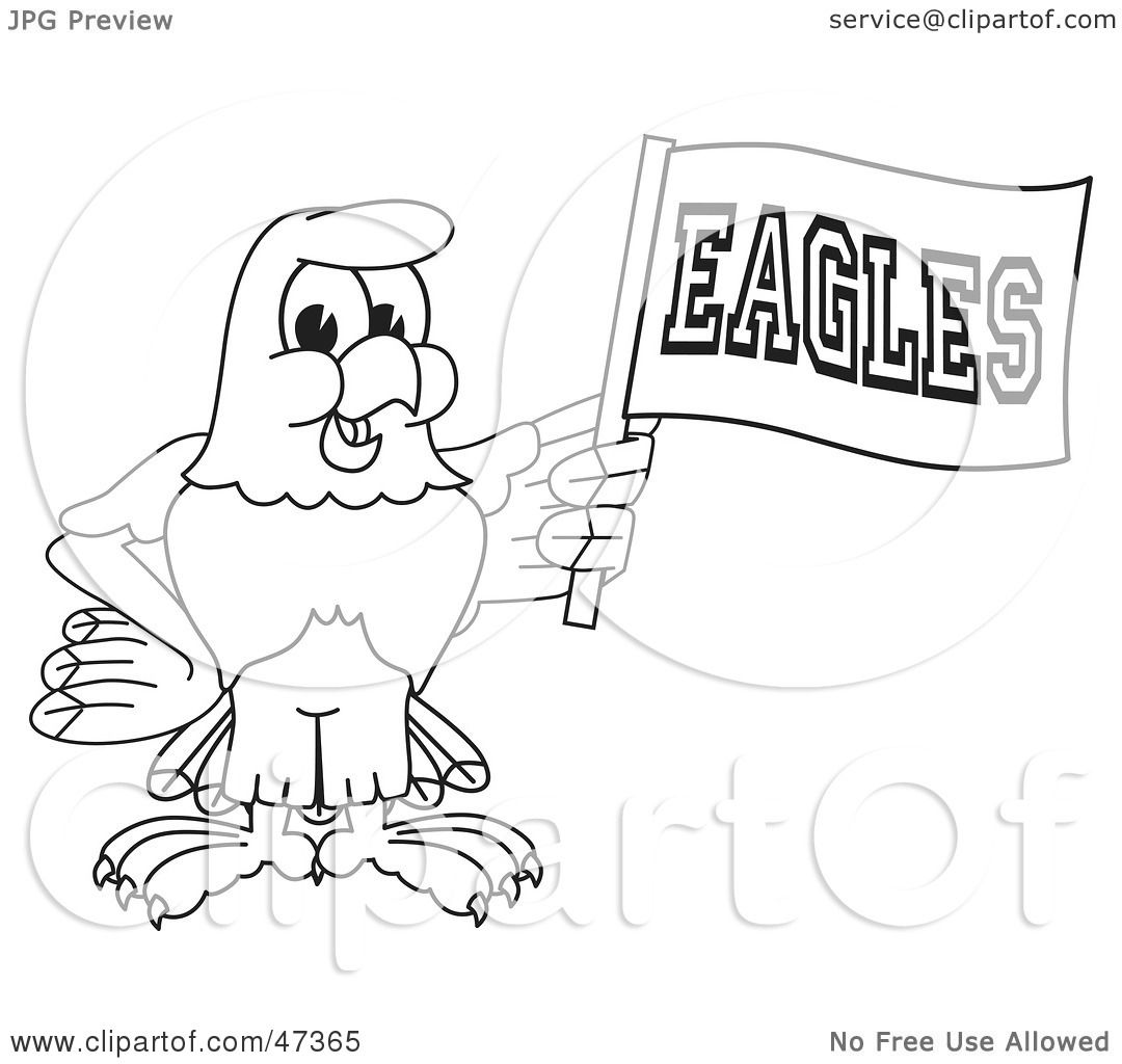 1080x1024 Royalty Free (Rf) Clipart Illustration Of A Bald Eagle Hawk