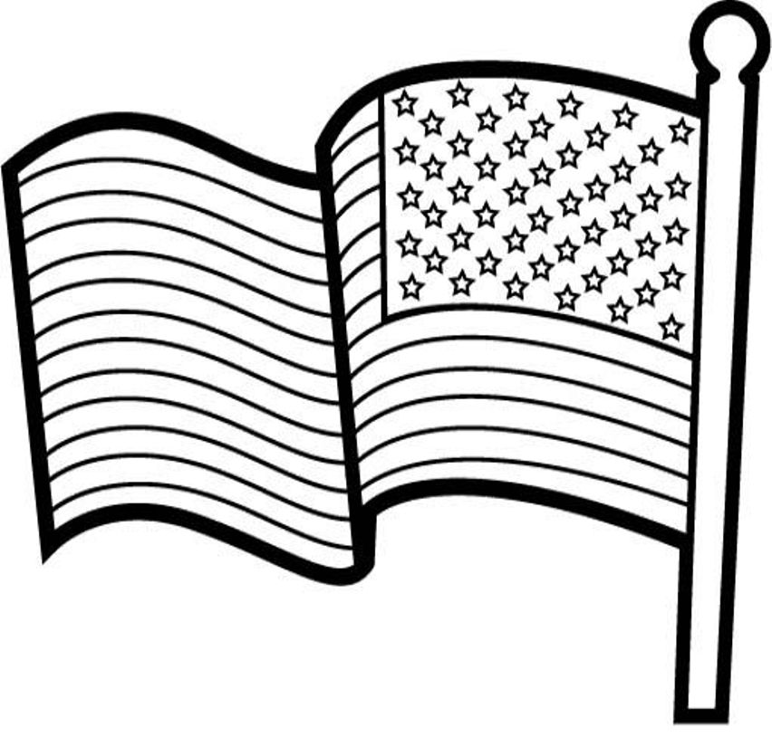 852x835 American Flag Coloring Pictures Many Interesting Cliparts