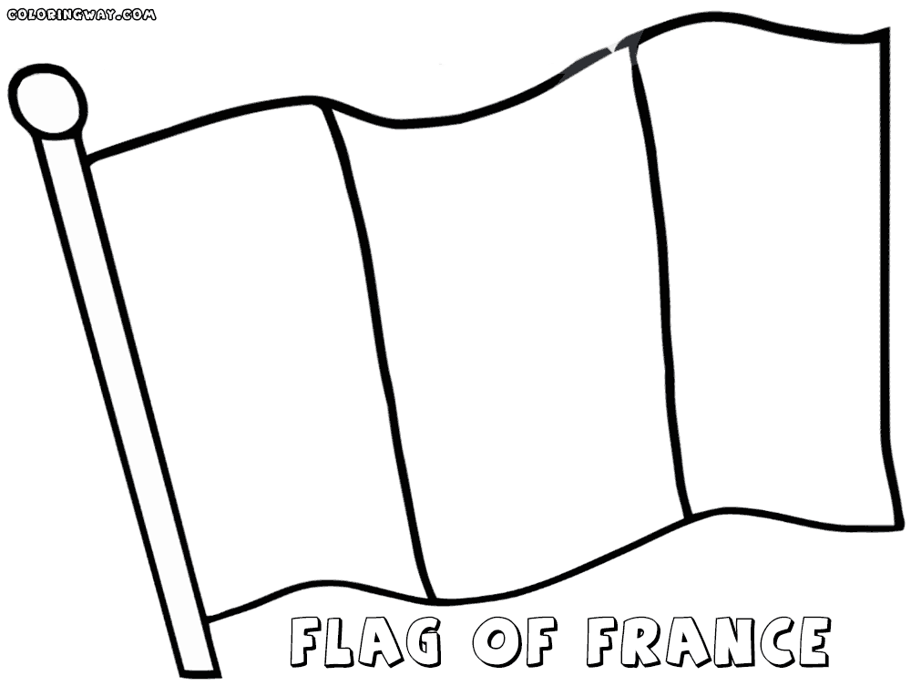 1000x753 French Flag Coloring Page Coloring Page For Kids