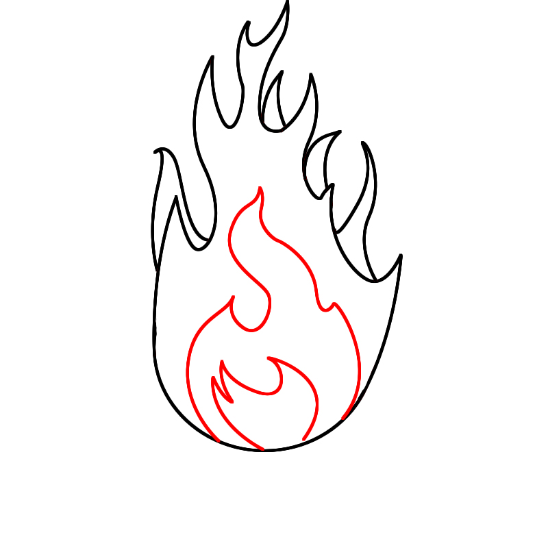 800x800 How To Draw Fire