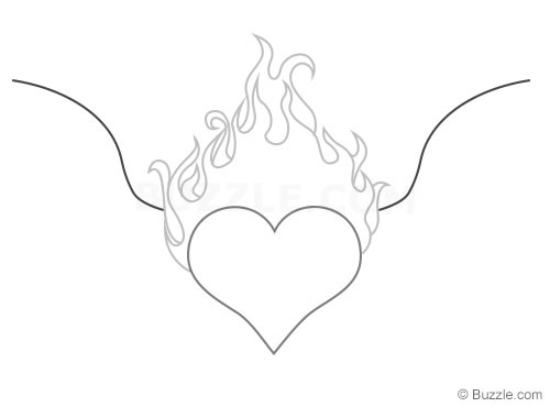 500x370 Easy Instructions To Draw A Heart