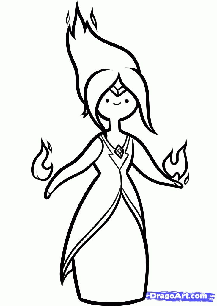 730x1028 Flame Princess Coloring Pages