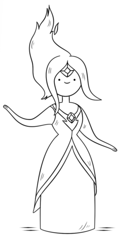 243x480 Flame Princess Coloring Page Free Printable Coloring Pages