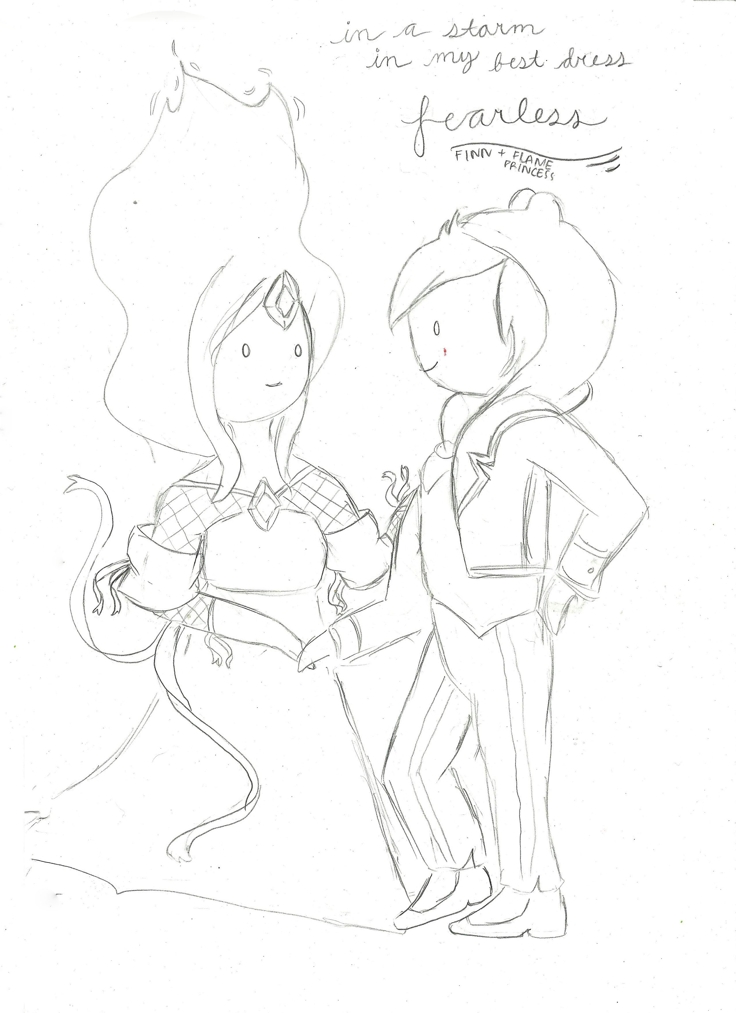 2550x3507 User Blogbloodhunter99finn Amp Flame Princess Fanart Adventure