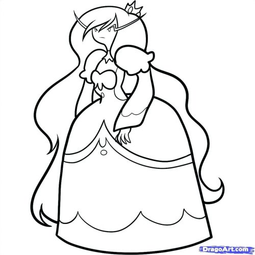 500x500 Coloring Page ~ Adventure Time Coloring Page Cartoon Pages Flame