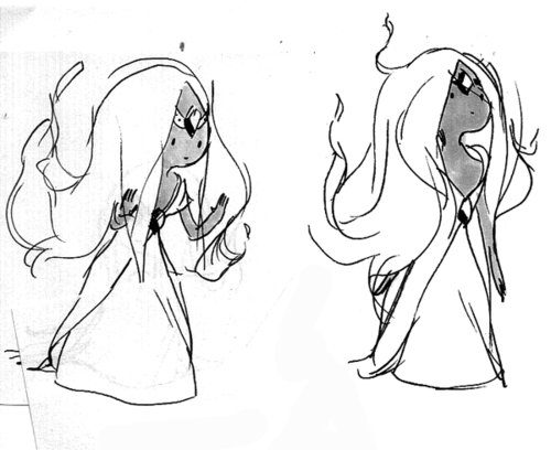 500x408 Adventure Time Early Flame Princess Sketches By Rebecca Sugar