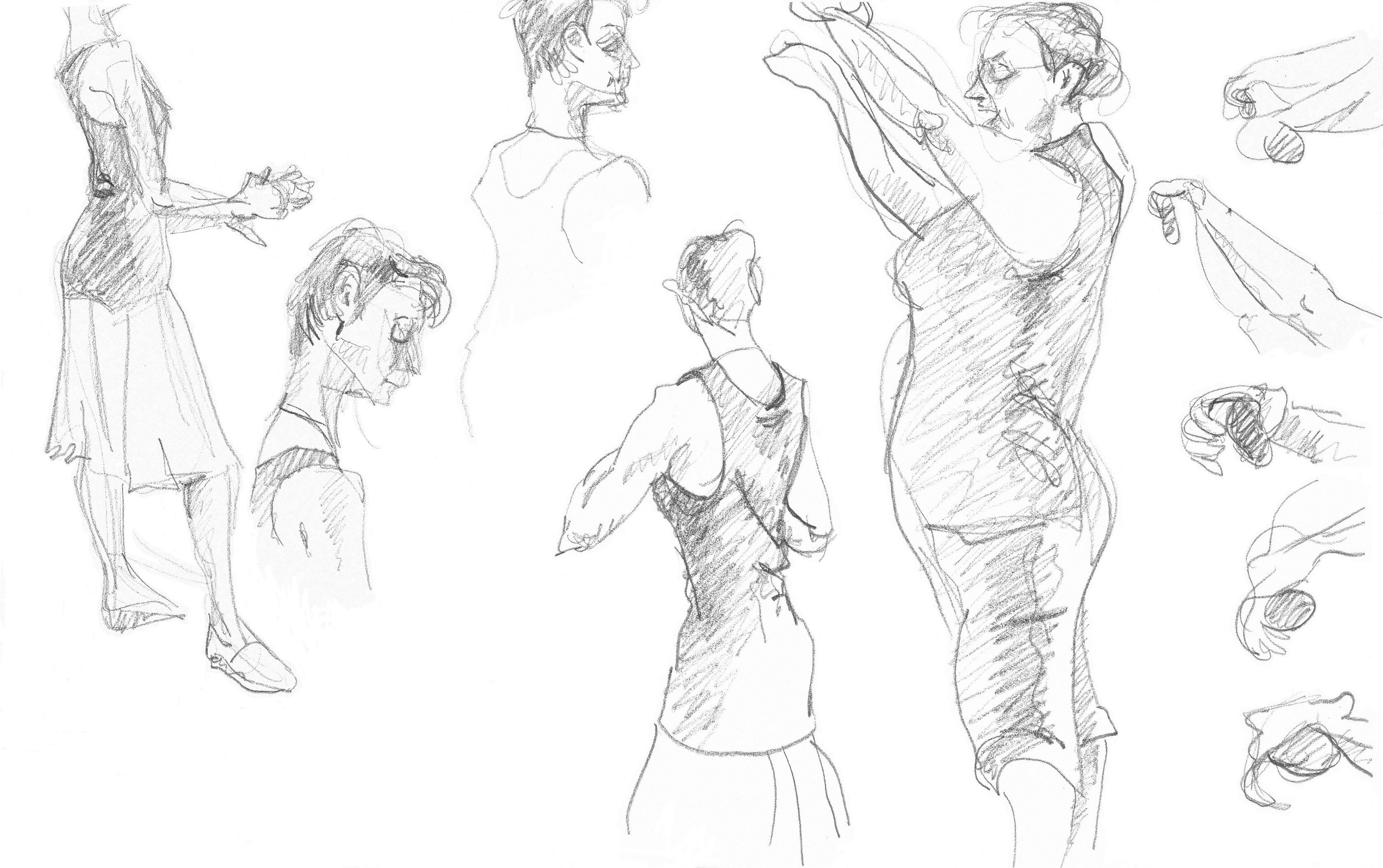 3363x2112 Drawing Flamenco