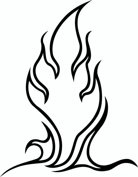 459x587 Simple Flames Tribal Tattoo Designs Gallery Will Make A Board