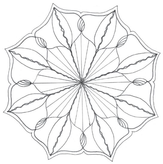 545x550 How To Draw A Mandala In Four Steps River Flower Mandala