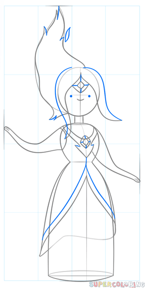 291x575 How To Draw Flame Princess Step By Step Drawing Tutorials