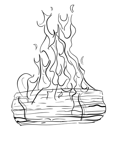 400x518 How To Draw Fire Step 5 Projects To Try Sketchbook