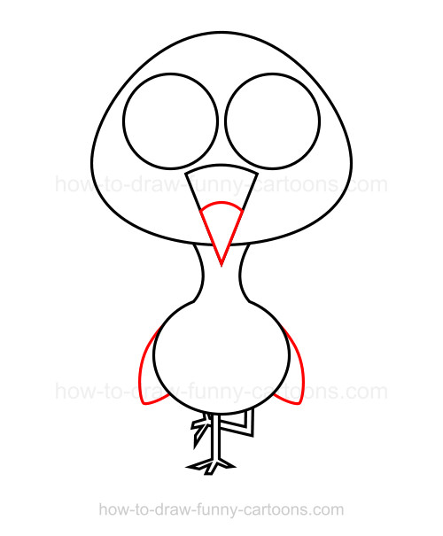 500x605 To Draw A Flamingo