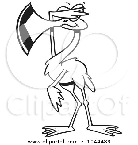 450x470 Royalty Free (Rf) Clip Art Illustration Of A Cartoon Black