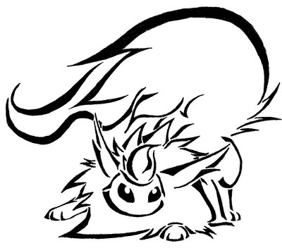 400x352 Flareon Tattoo By Onee On @