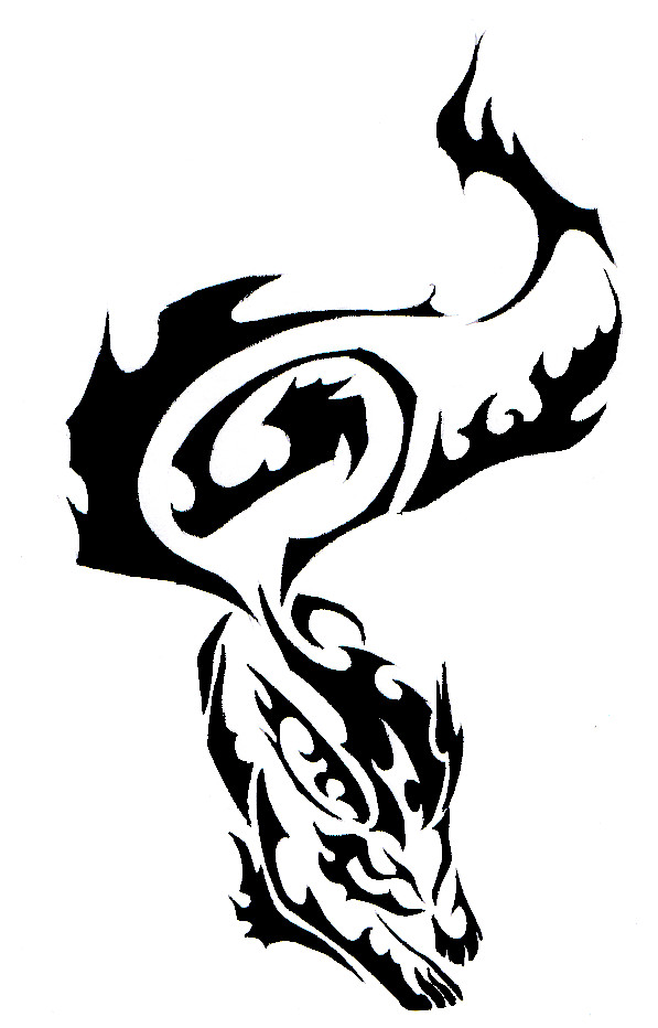 597x932 Flareon Tribal Tattoo By Canyx