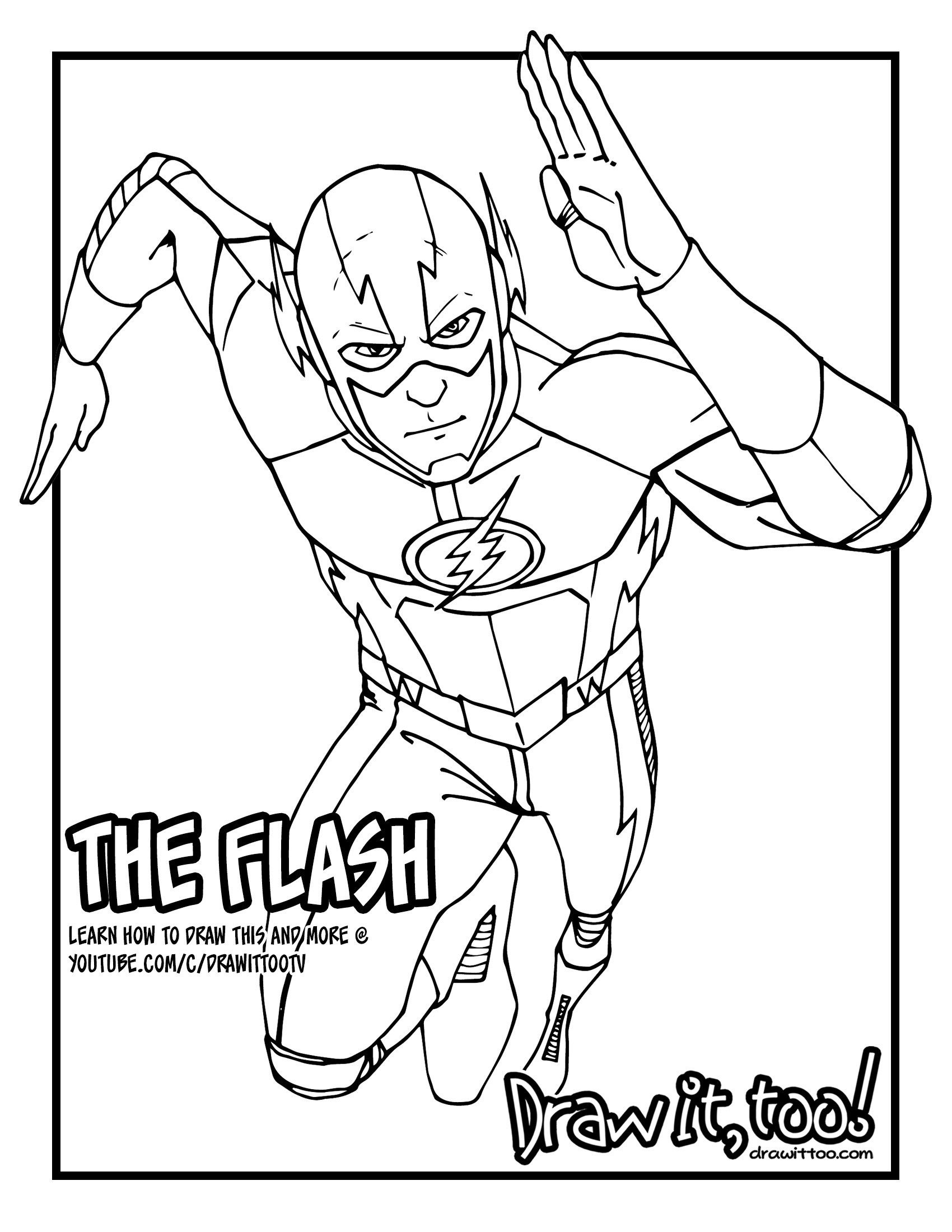 1700x2200 The Flash (The Cw Tv Series) Tutorial, Version Two