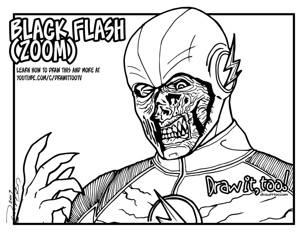 1024x791 Black Flash Zoom (The Flash)