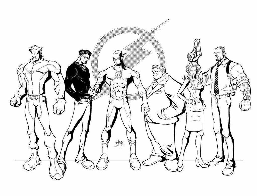1024x781 The Flash Character Set By Prabowo96