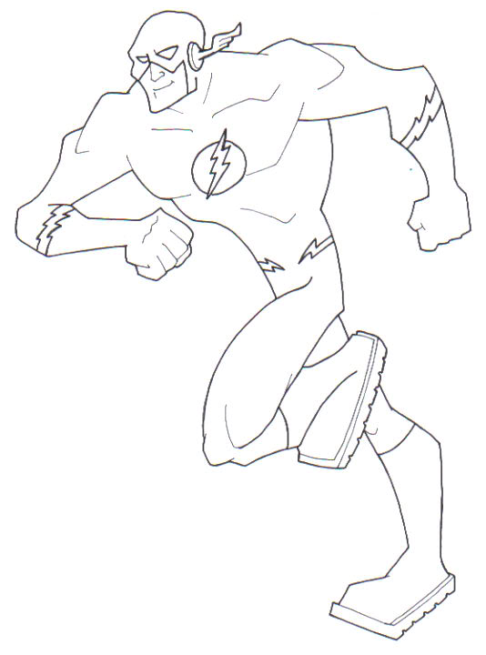 534x720 The Flash Coloring Pages