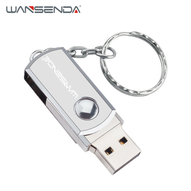 640x640 Wansenda Metal Usb Flash Drive Key Chain Pen Drive 128gb 64gb 32gb