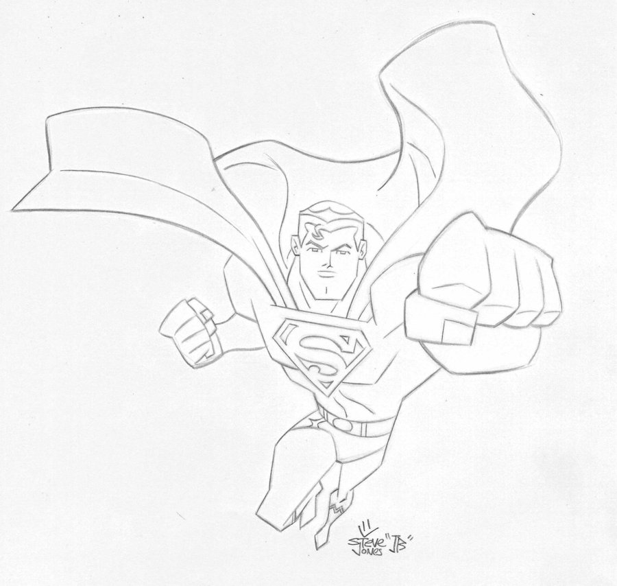 900x854 Pin Up Superman By Stephenbjones