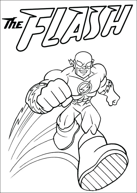 567x794 The Flash Running Coloring Pages Also The Flash Coloring Pages