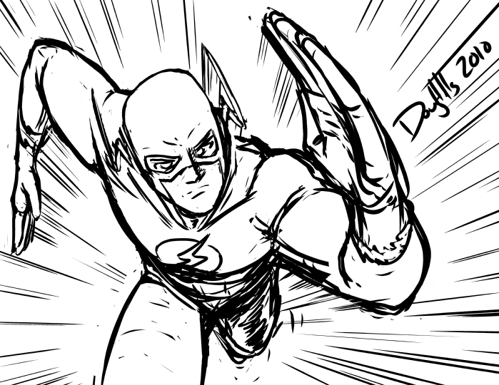 699x540 Daily Ish Sketch The Flash By Doughills