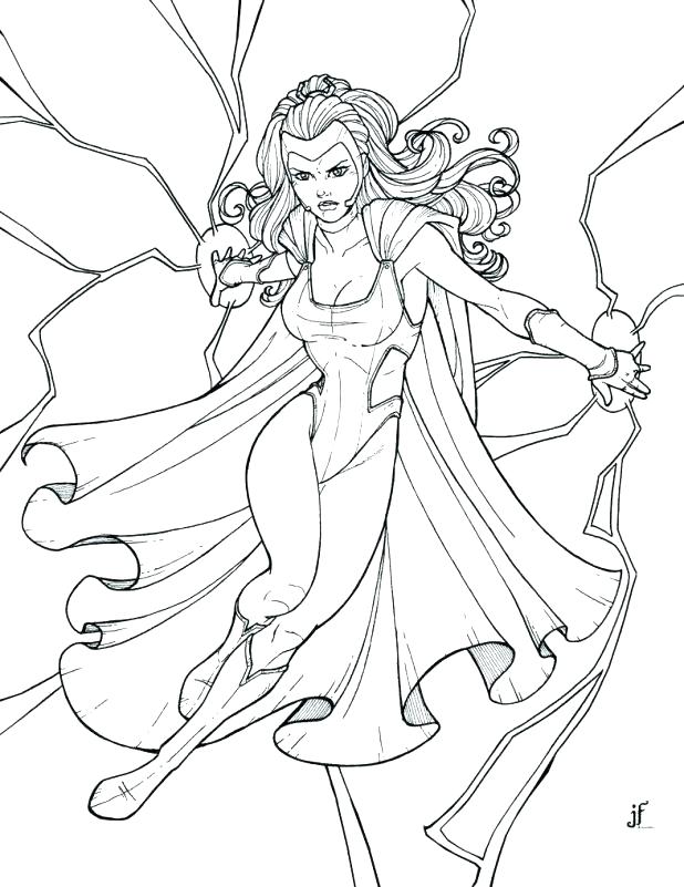 618x801 Free Superhero Coloring Pages And Remarkable Free Superhero