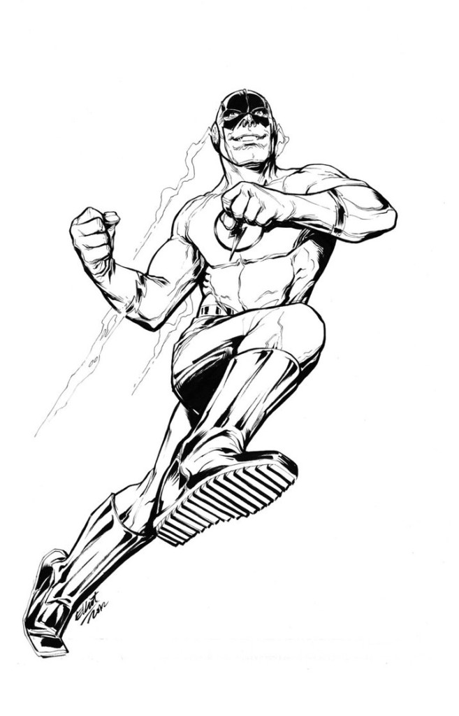 657x1024 The Flash Coloring Pages