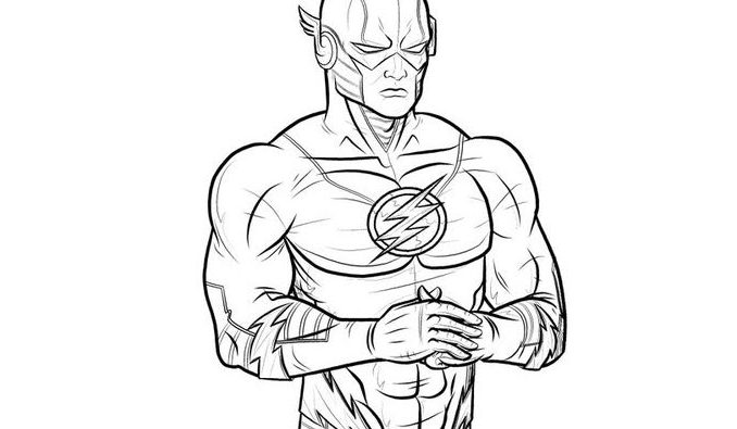 678x395 The Flash Coloring Pages Kids Coloring Page