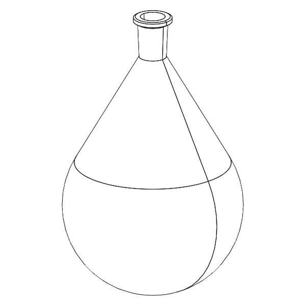 600x600 5000ml Evaporating Flask 2440 Xtractor Depot