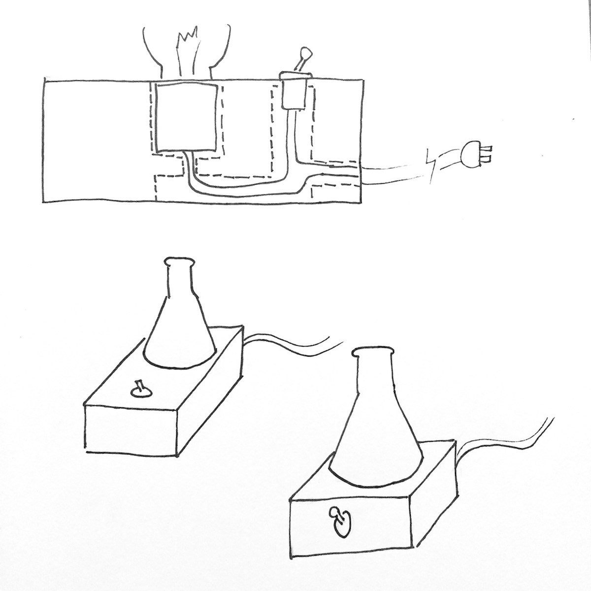 1200x1200 The Laboratory Lamp Hahabird