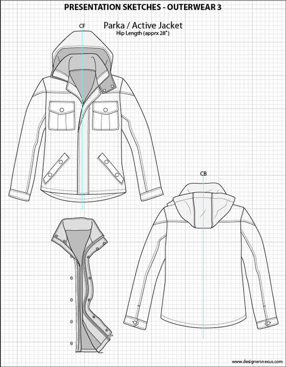 561x720 Mens Flat Fashion Sketch Templates