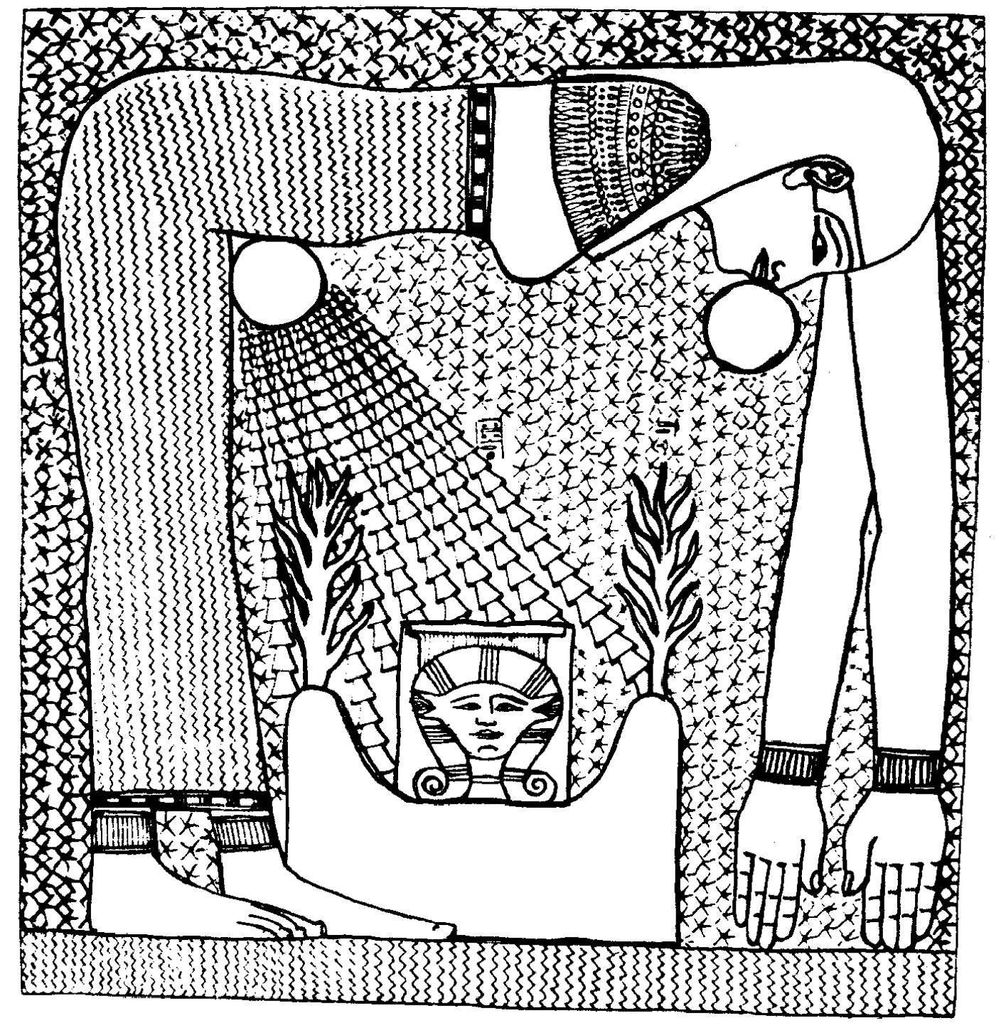 1415x1447 To Print This Free Coloring Page Egypt Click
