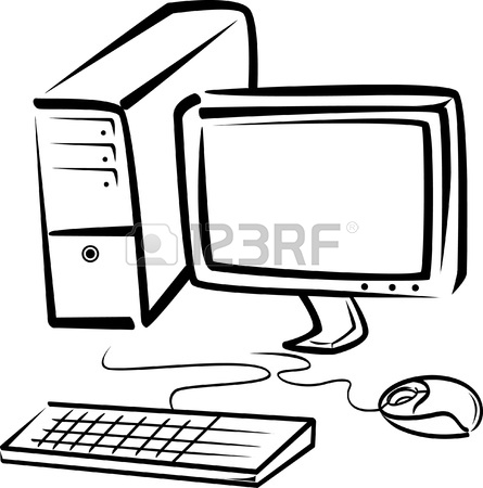 445x450 Desktop Computer Illustration Royalty Free Cliparts, Vectors,