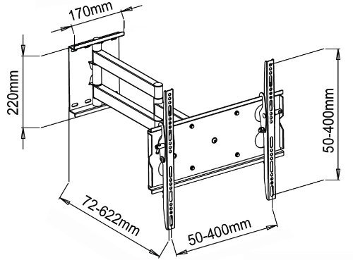 500x369 Allcam Wb127s Universal 24 26 30 32 37 Lcd Amazon.co.uk