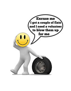 235x300 Flat Tire Digital Art Fine Art America