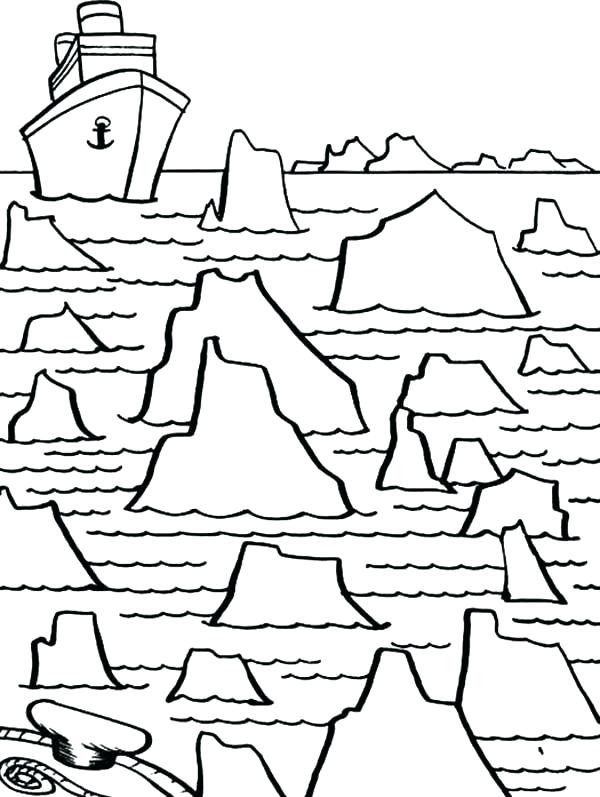 600x797 Catfish Coloring Page Coloring Pages Iceberg Iceberg Maze For Big