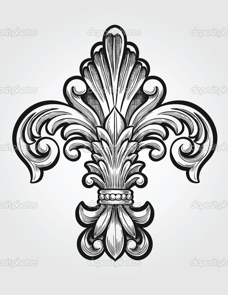 792x1024 Happy Fleur De Lis Coloring Page 44