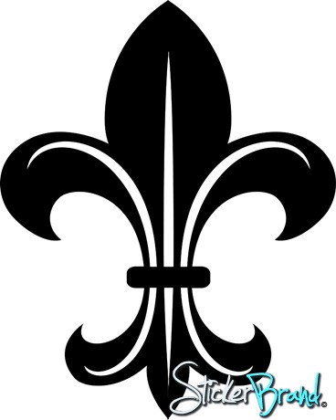 368x460 Vinyl Wall Decal Sticker French Fleur De Lys