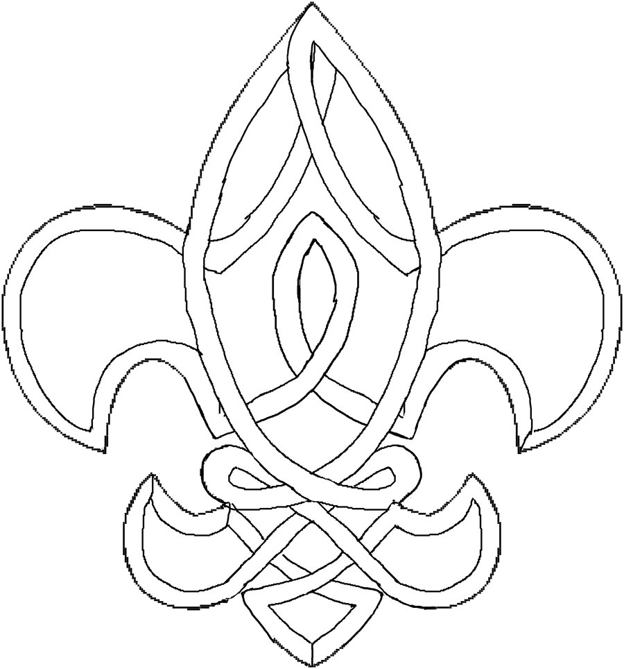 900x964 Fleur De Lis Coloring Pages For Adults