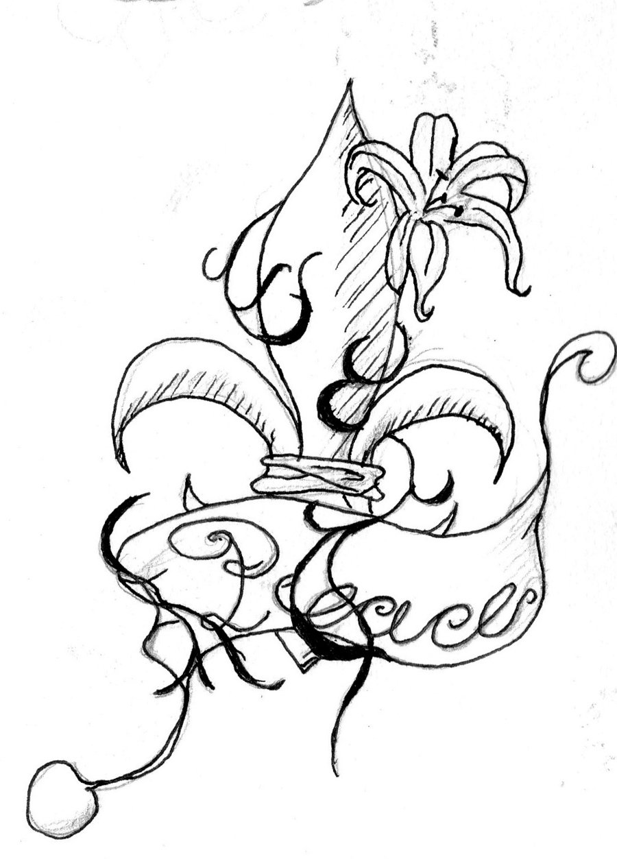 900x1253 Fleur De Lis Coloring Pages