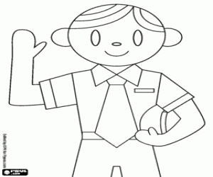 300x250 Pilots And Flight Attendants Coloring Pages Printable Games