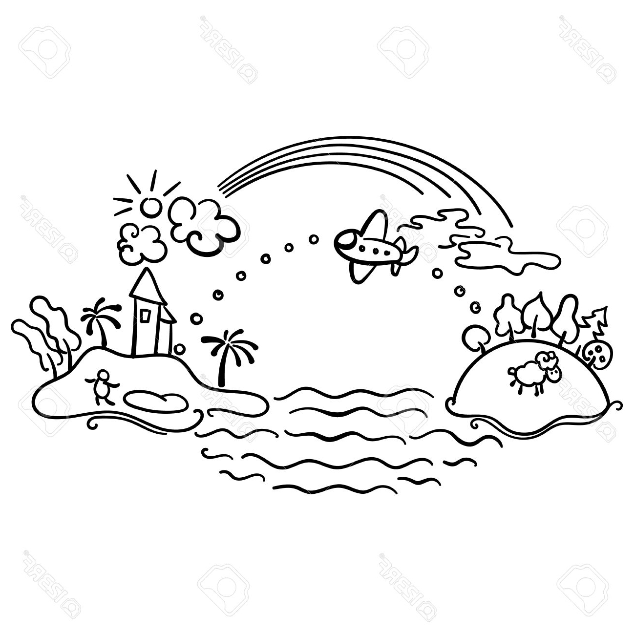 1300x1300 Cartoon Drawings Of Airplane How To Draw A Cartoon Plane