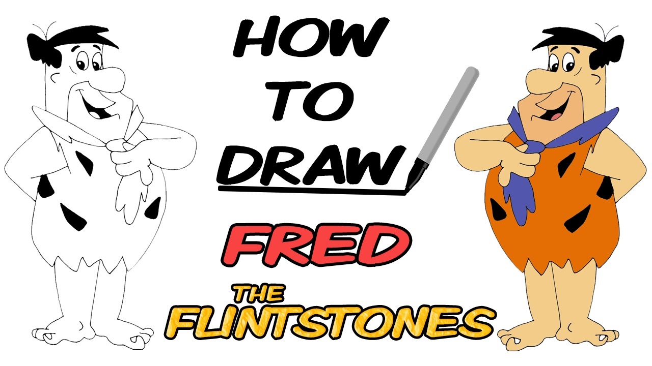 1280x720 How To Draw Fred Flintstone