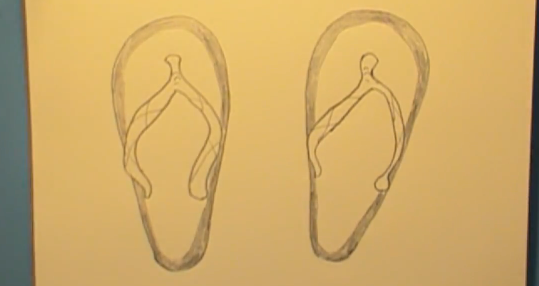 539x286 How To Draw Flip Flops Step By Step How To Draw Faster