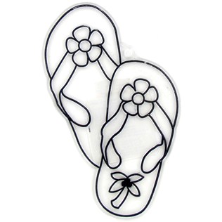 316x316 Kelly's Crafts Flip Flop Ready To Paint Suncatcher Shop Hobby