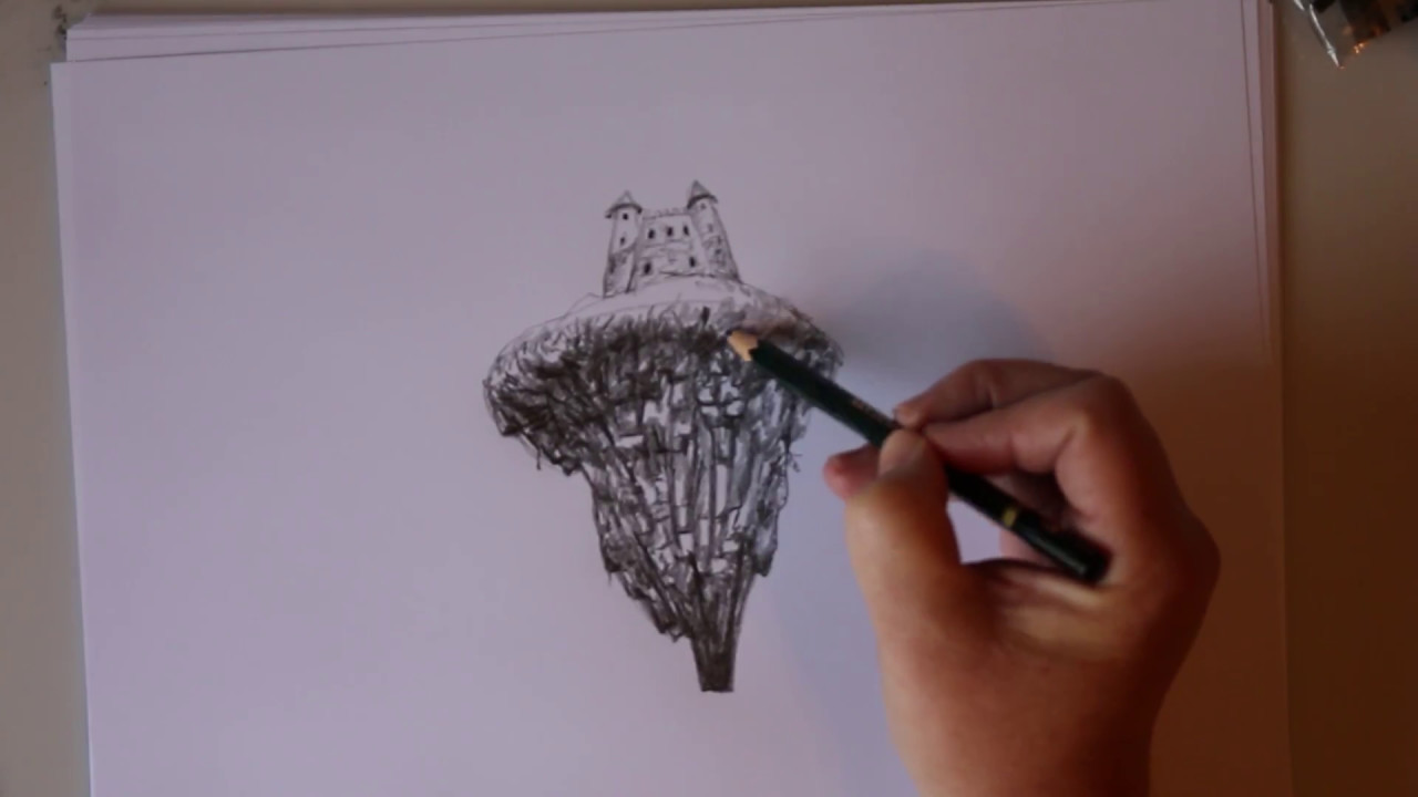 1280x720 How To Draw A Floating Island